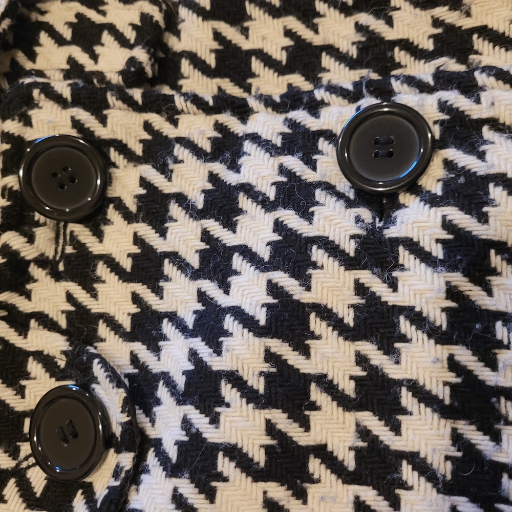 American Rag Stylish Houndstooth Pattern Peacoat … - image 6